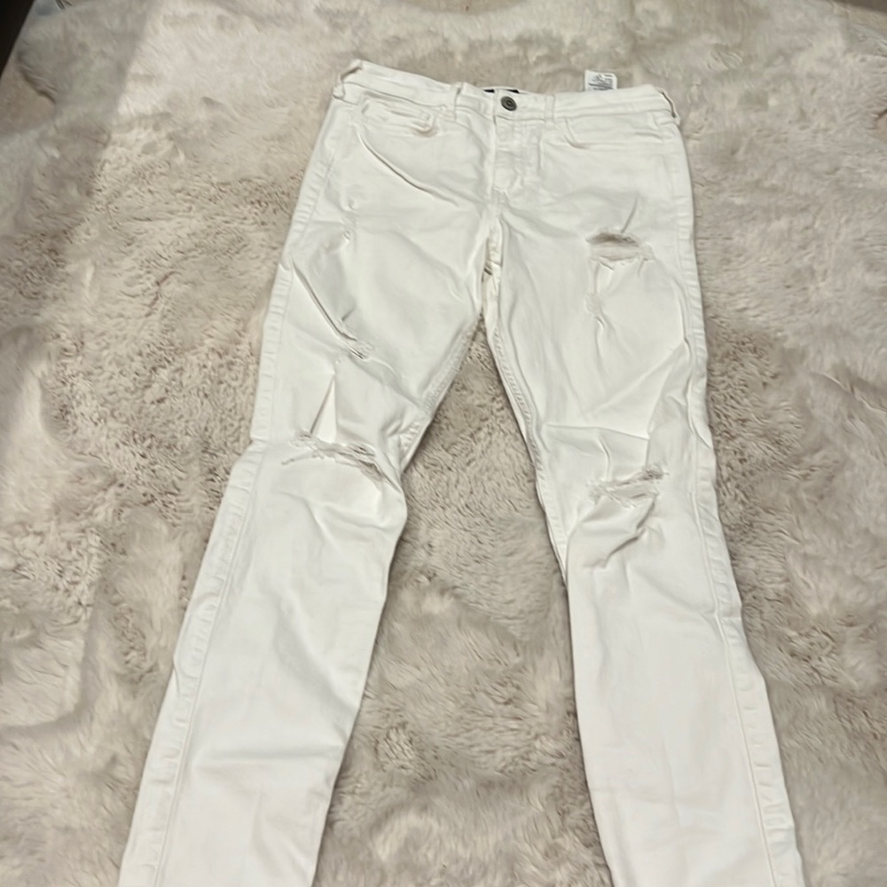 High rise skinny jeans